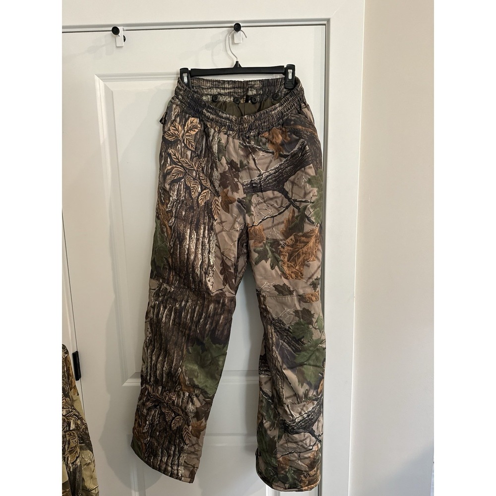 Vintage Cabelas Gore Tex Thinsulate Realtree Camo Hunting Pants Mens L‎ USA